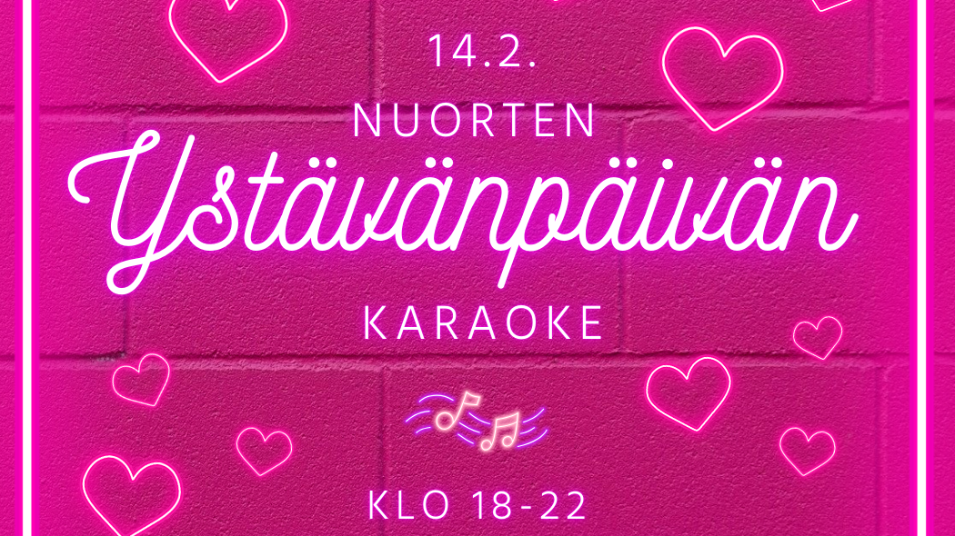 Ystävänpäiväkaraoke Nakkilan liikuntakeskuksella Nakkila