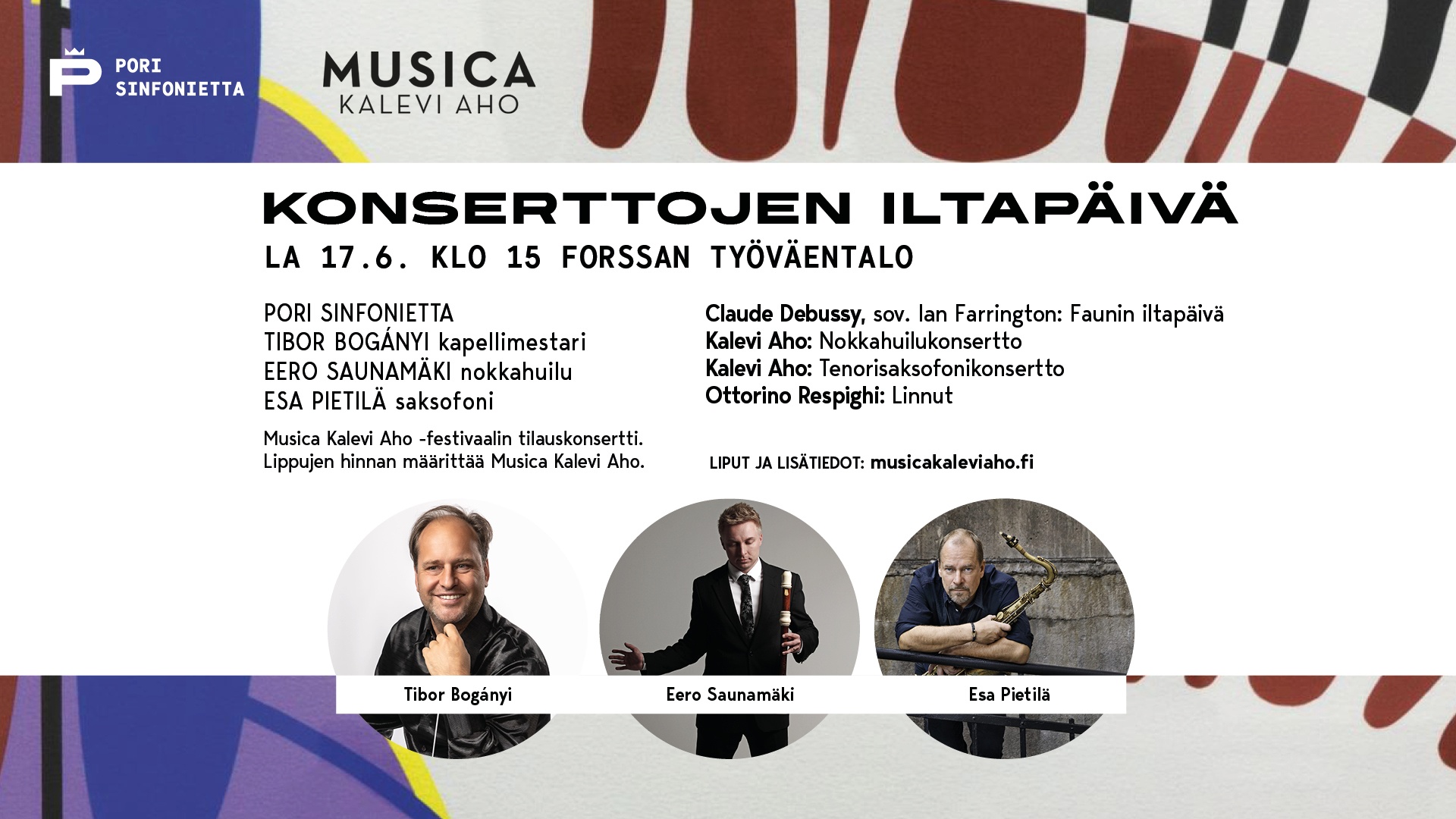 Musica Kalevi Aho: Konserttojen iltapäivä