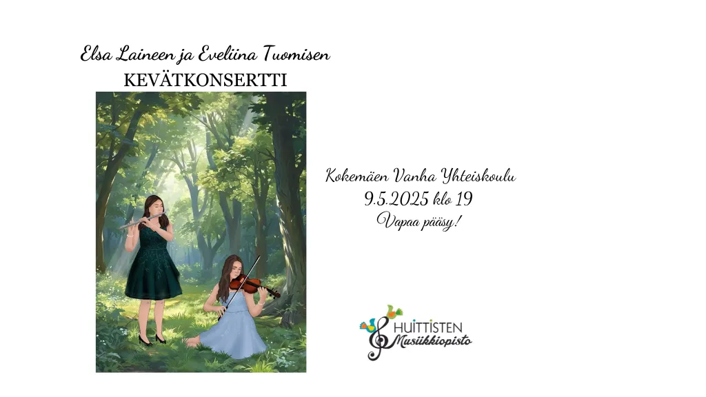 Elsa Laineen ja Eveliina Tuomisen kevätkonsertti
