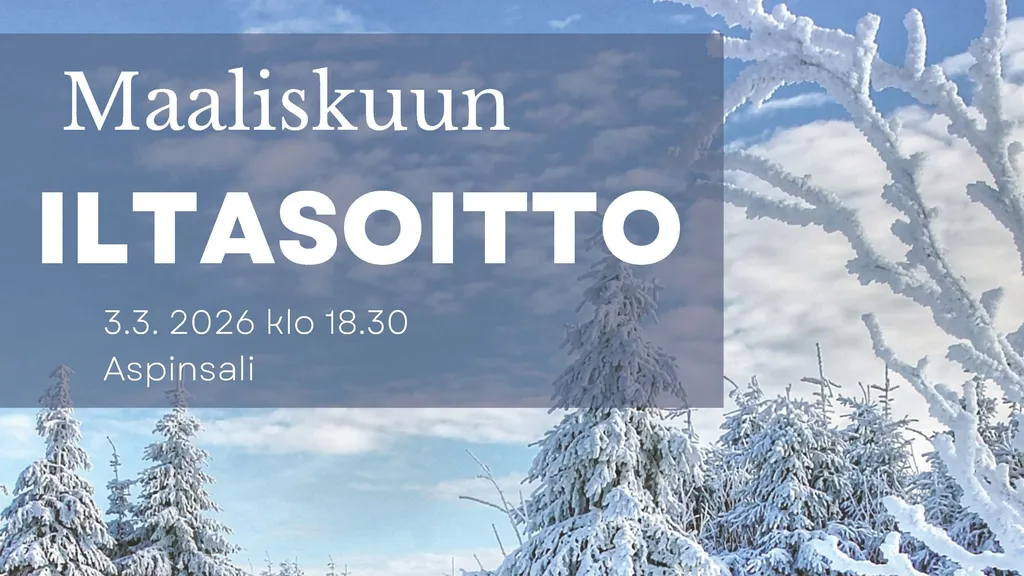 Maaliskuun iltasoitto 3.3. klo 18.30