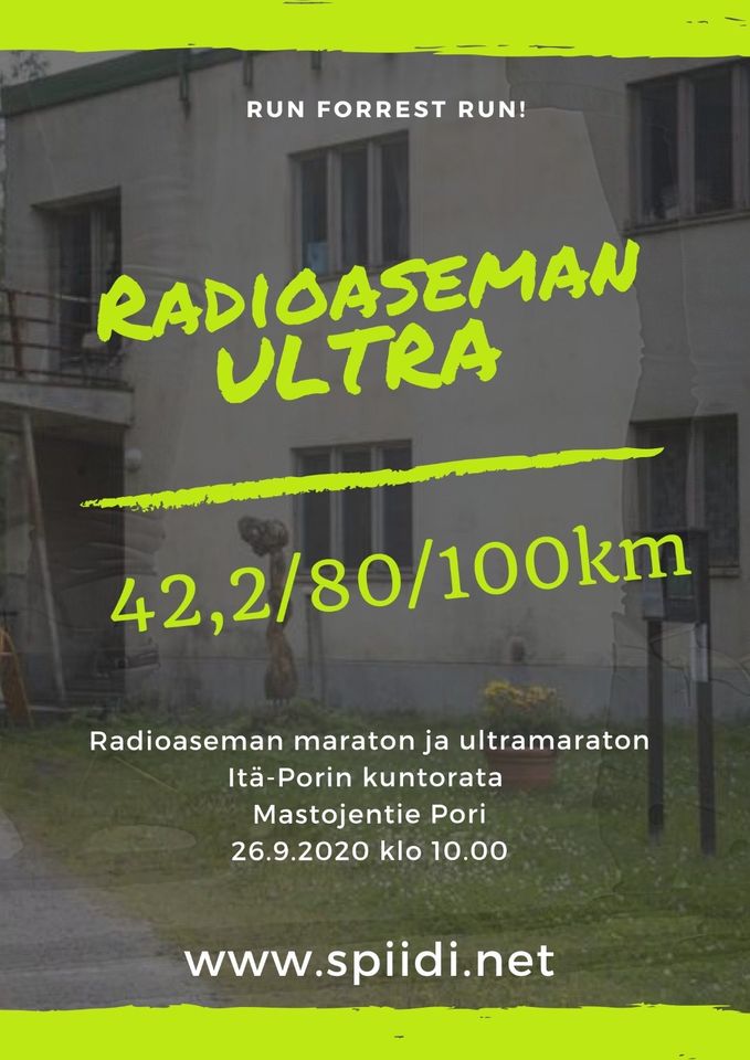 Radioaseman Ultra Maraton 2020-juoksutapahtuma