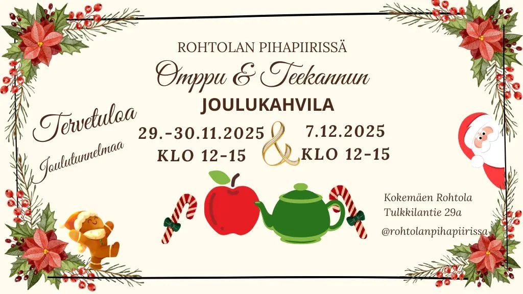 Omppu ja Teekannun pop-up joulukahvila
