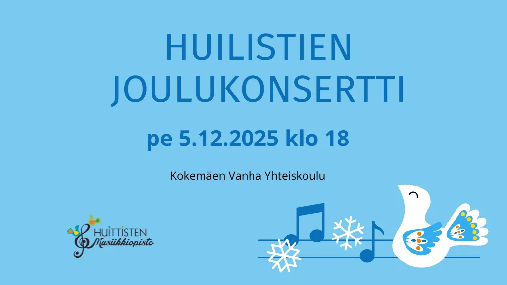 Huilistien joulukonsertti