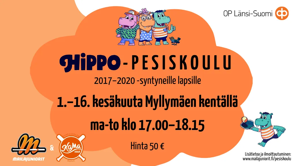 HIPPO-Pesiskoulu alkaa