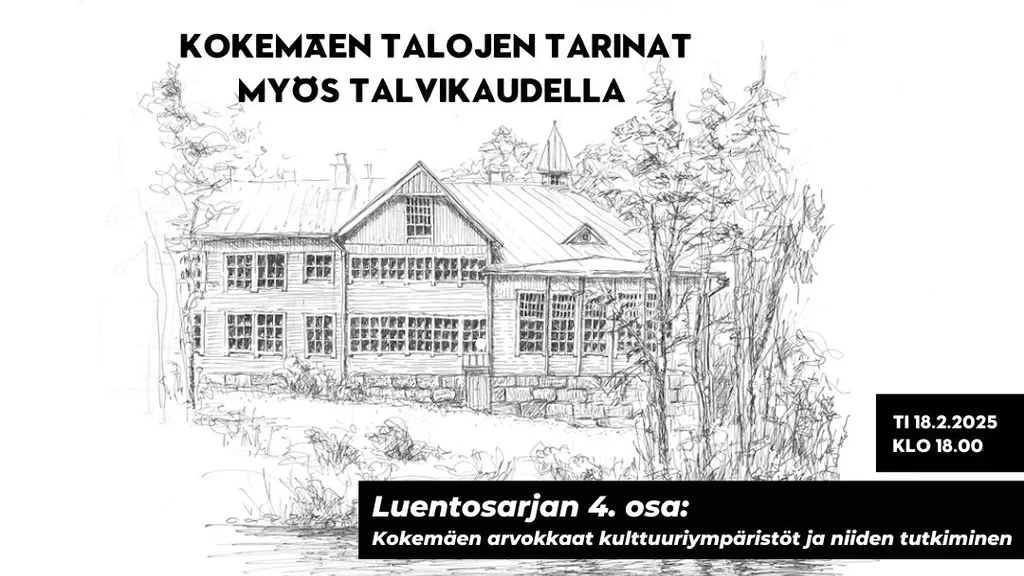 Kokemäen talojen tarinat myös talvikaudella