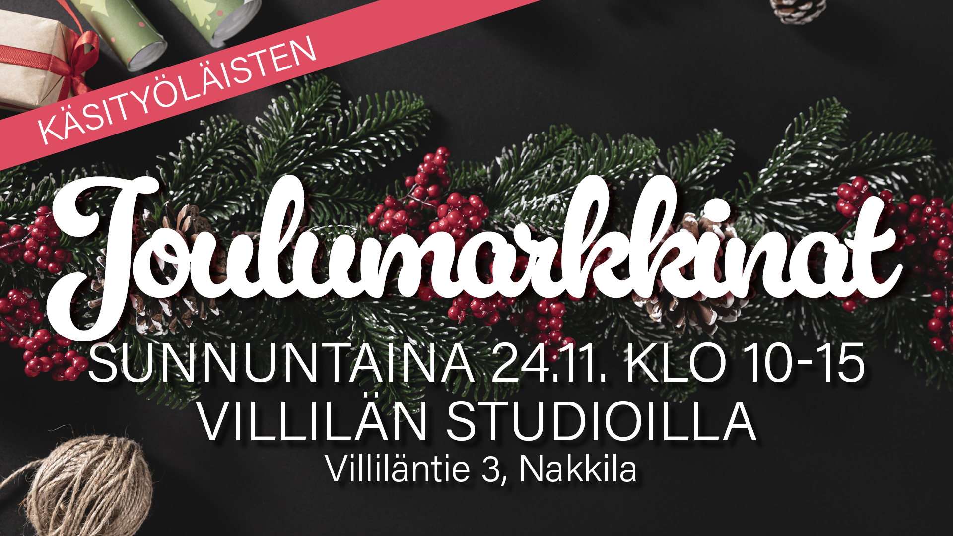 Käsityöläisten joulumarkkinat Villilässä