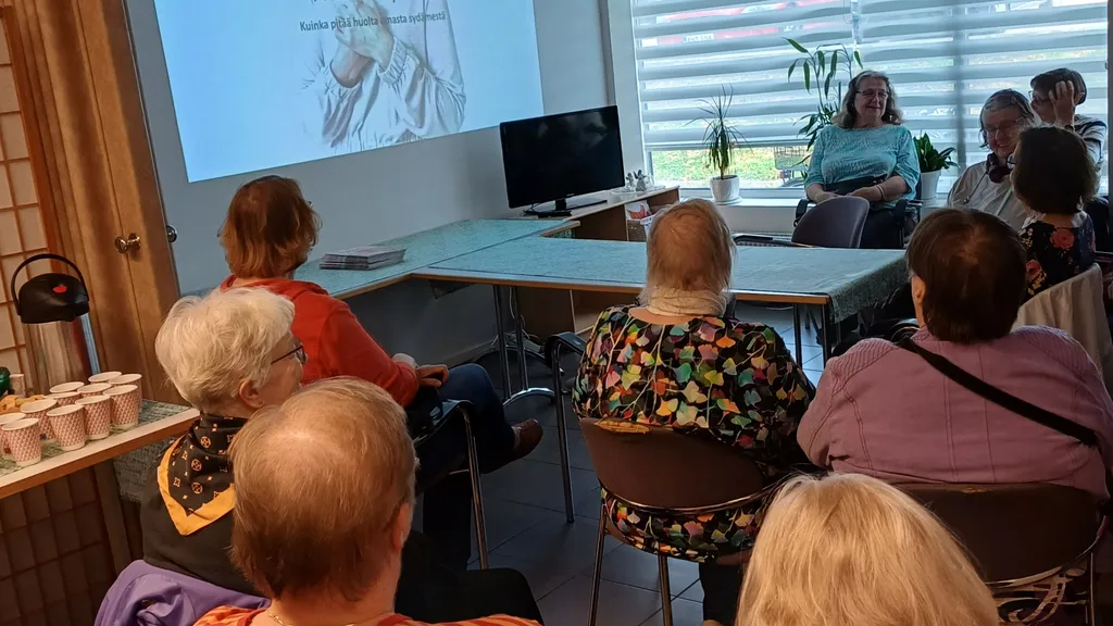 Sydänliiton verkkoluennon katselutilaisuus