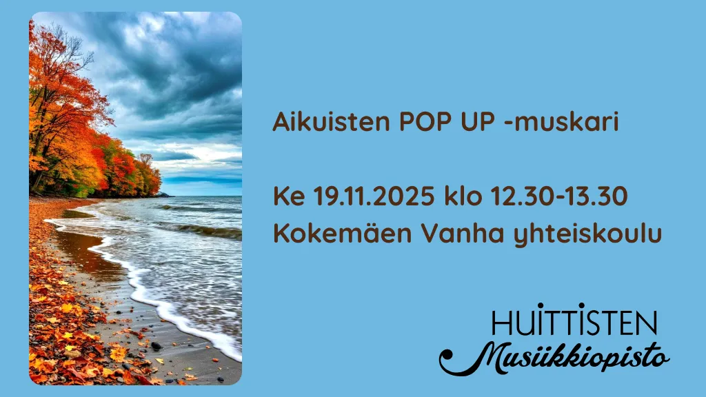 Aikuisten POP UP -muskari