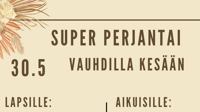 Vauhdilla kesään