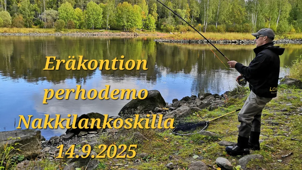 Perhokalastus Arantilan Lohirannassa Nakkilassa