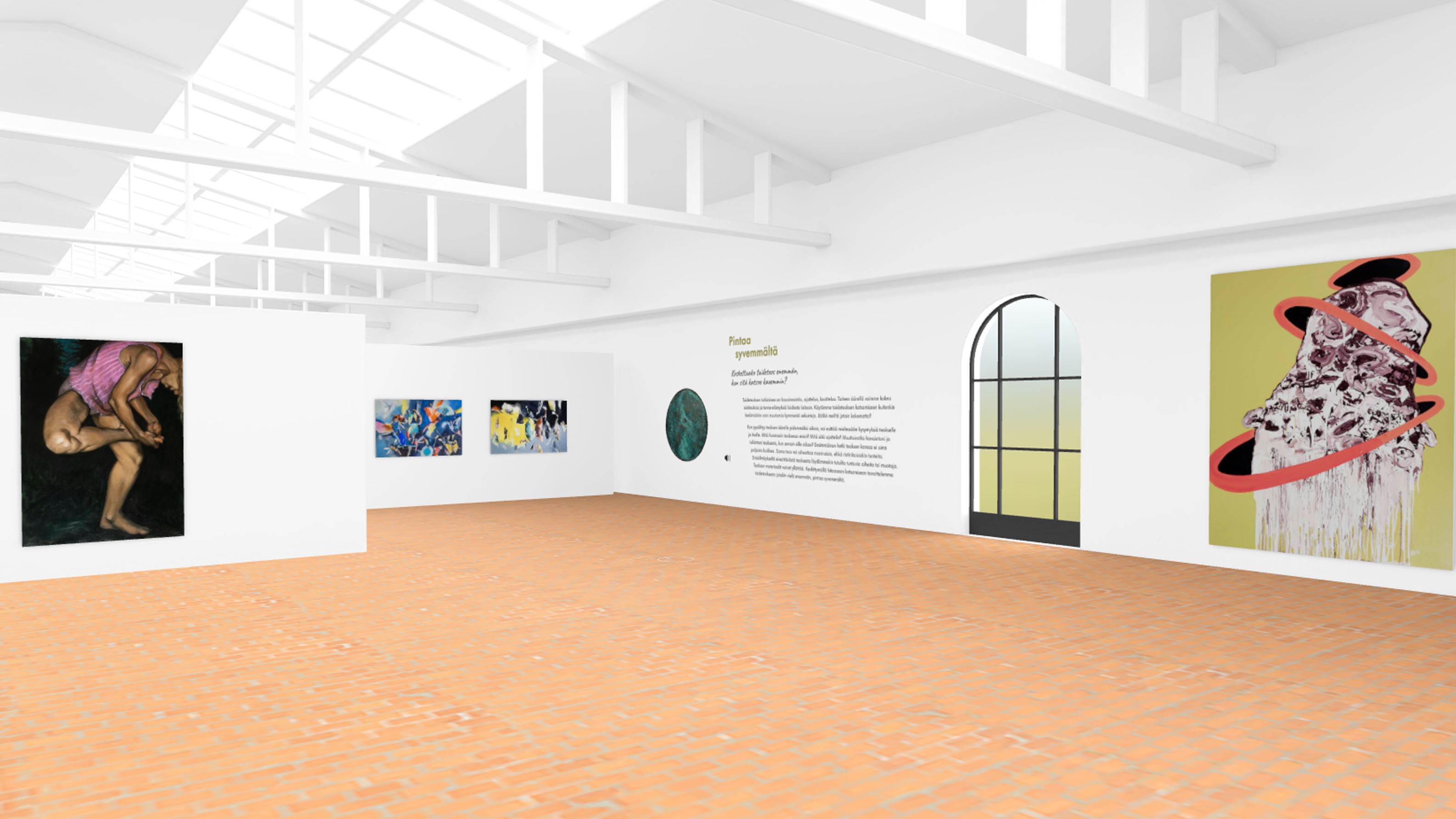 Porin taidemuseon Katseiden välissä -virtuaalinäyttelyn esittely