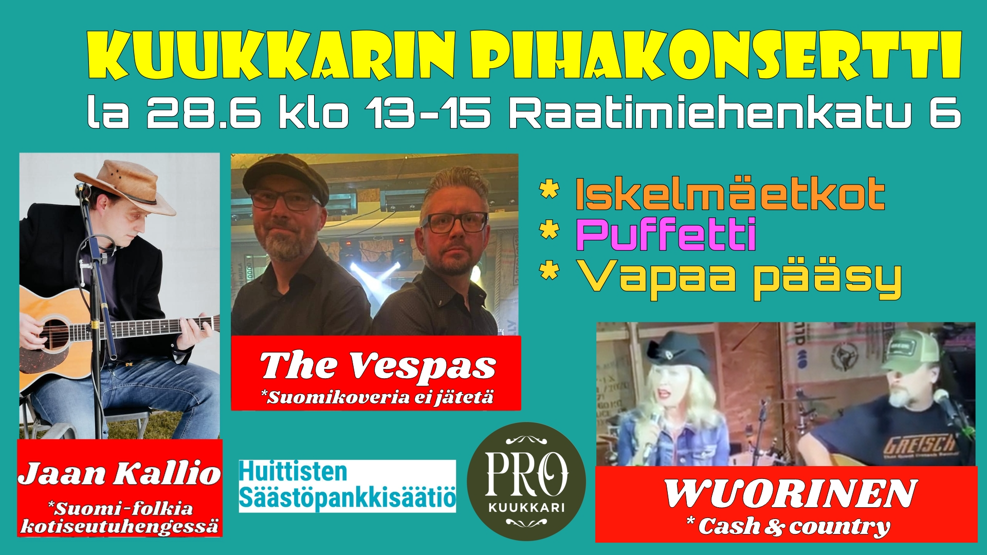 Kuukkarin pihakonsertti, Raatimiehenkatu 6
