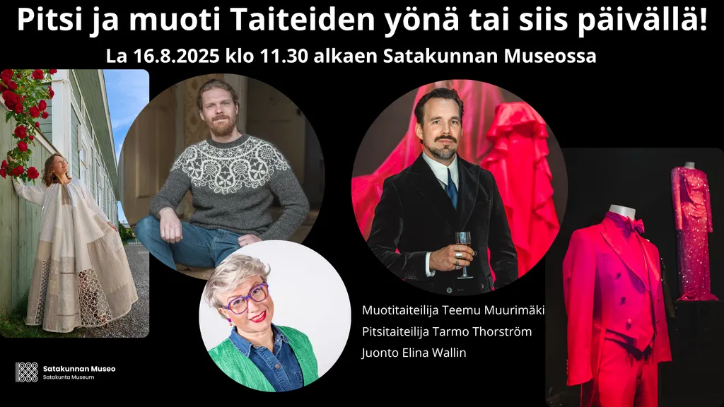 
        Pitsi ja muoti Taiteiden yönä -tai siis päivällä!
    