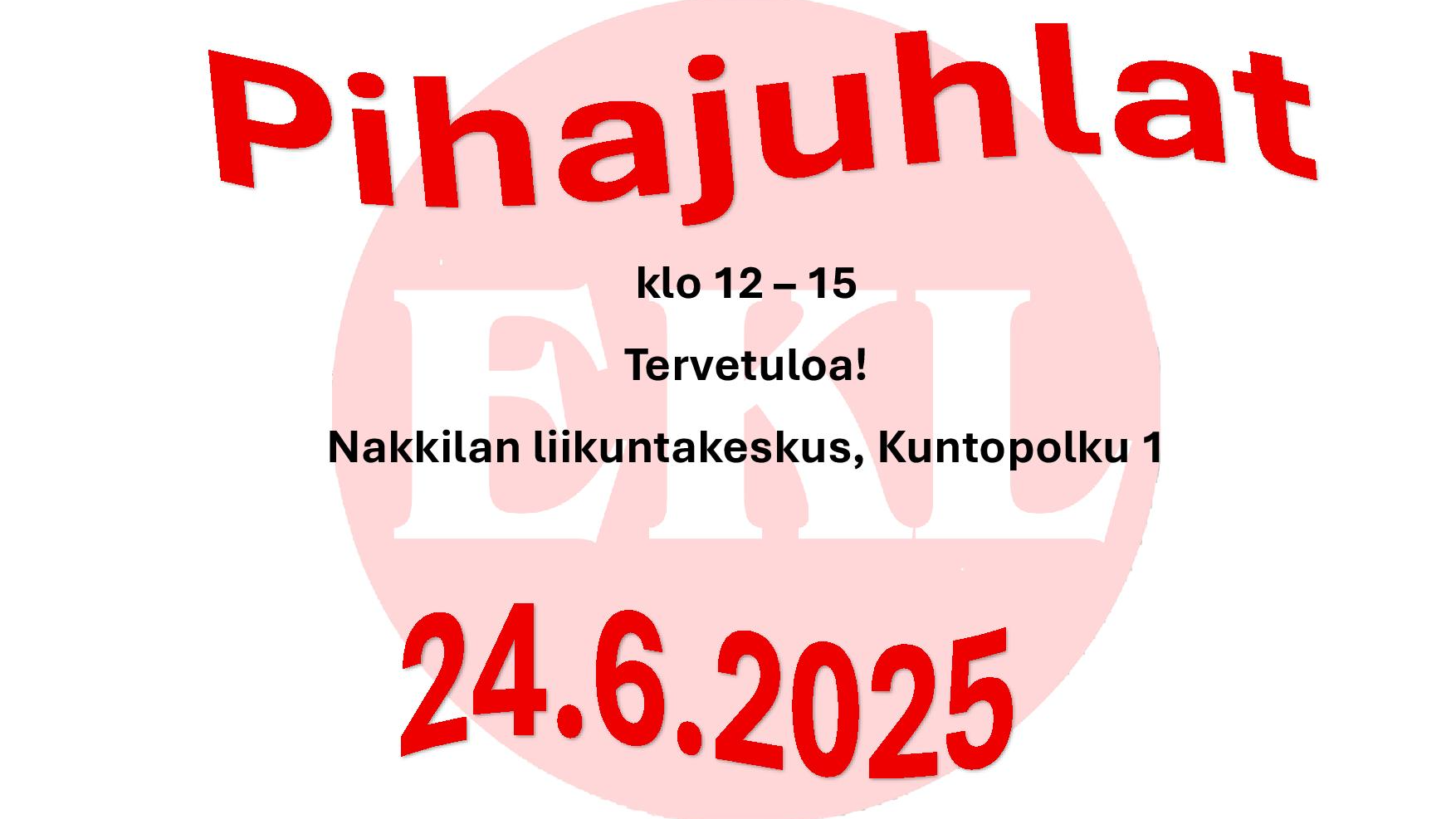 Nakkilan Eläkkeensaajien pihajuhlat