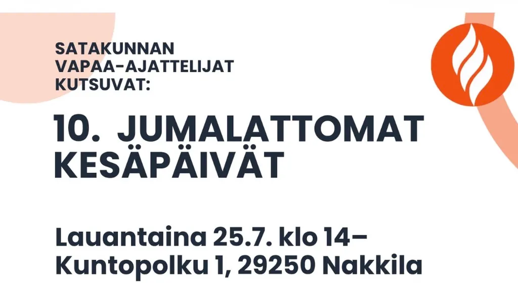 Satakunnan Vapaa-ajattelijoiden 10. Jumalattomat kesäpäivät