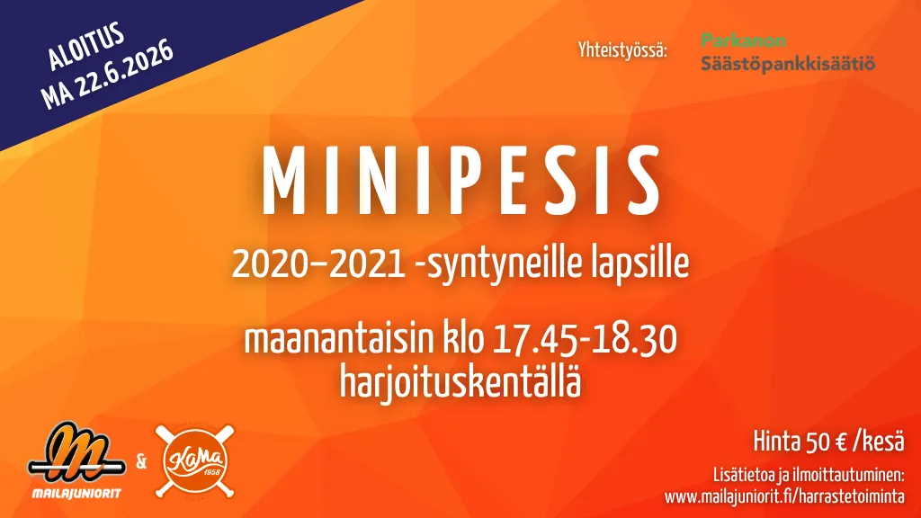 Minipesis alkaa