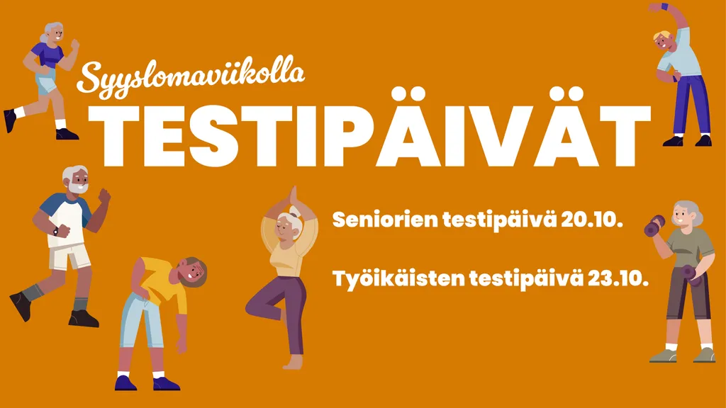 Työikäisten testipäivä Nakkilan liikuntakeskuksella