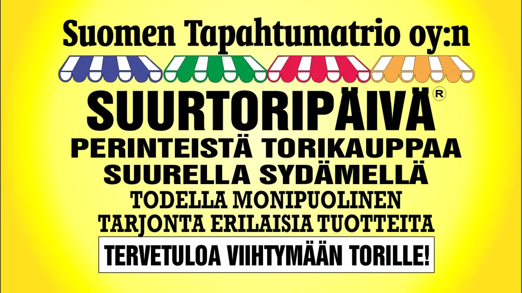 Suurtoripäivä Kankaanpään torilla