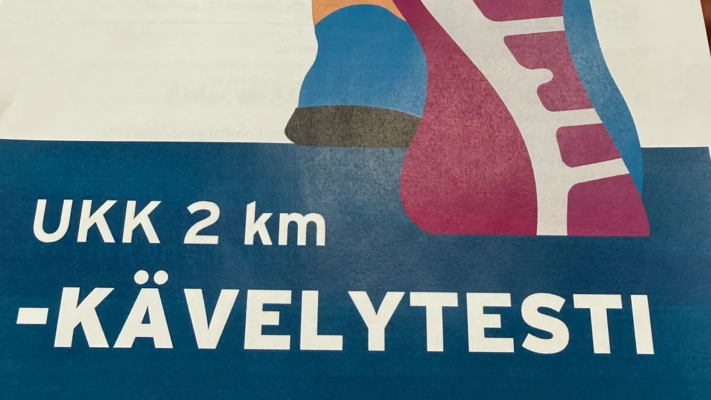 Kävelytesti Honkajoen urheilukentällä