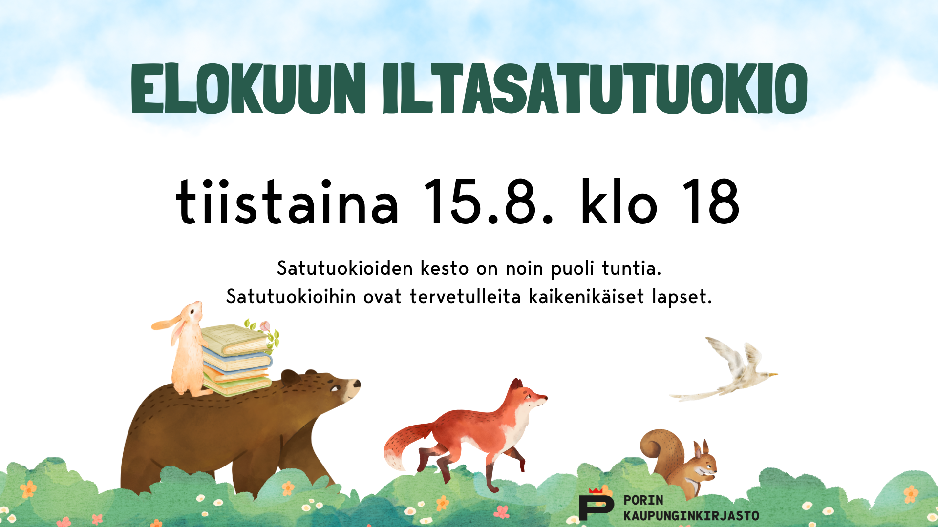 Porin pääkirjaston iltasatutuokio