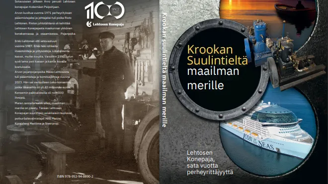 Lehtosen Konepaja, sata vuotta perheyrittäjyyttä- kirjan esittely
