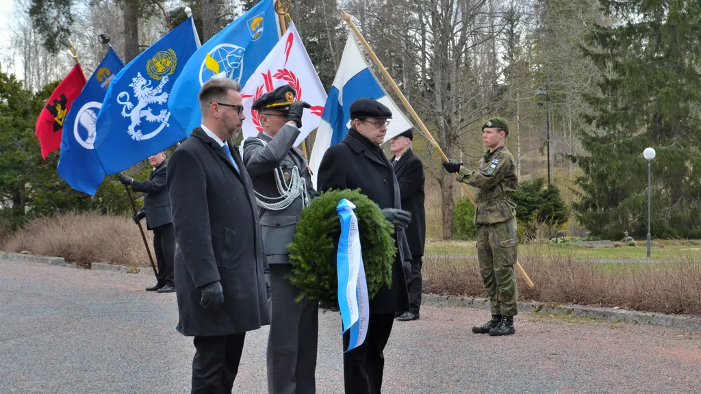Kansallisen veteraanipäivän juhla Kankaanpäässä