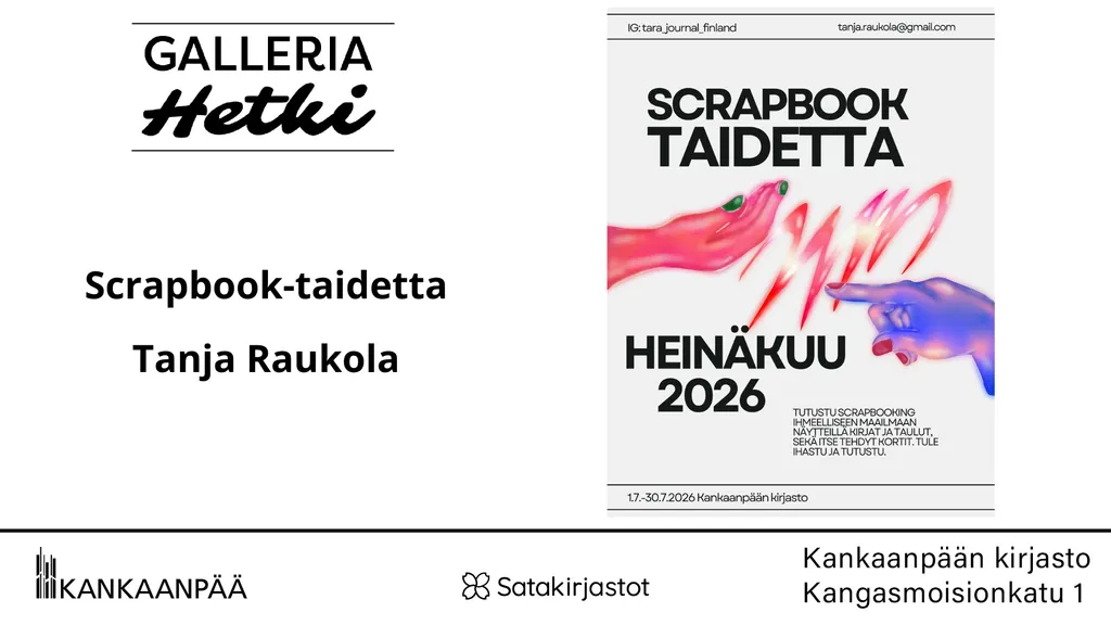 Tanja Raukola: Scrapbook – kirja- ja korttitaidetta