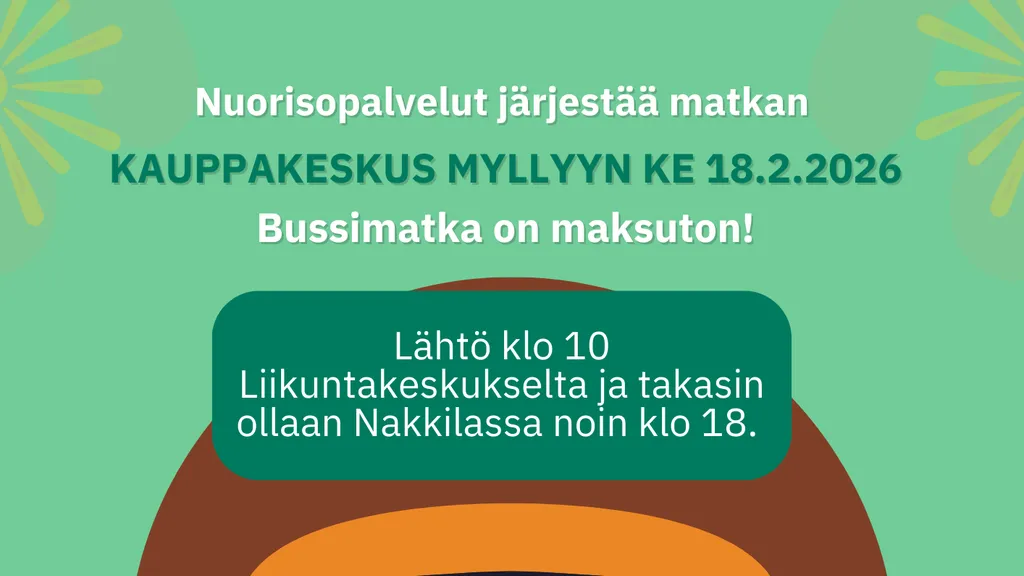 Bussimatka kauppakeskus Myllyyn