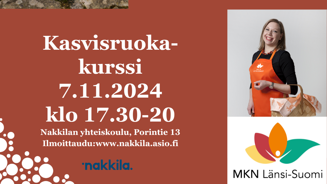 Annan Kasvisruokakurssi 7.11. klo 17.30