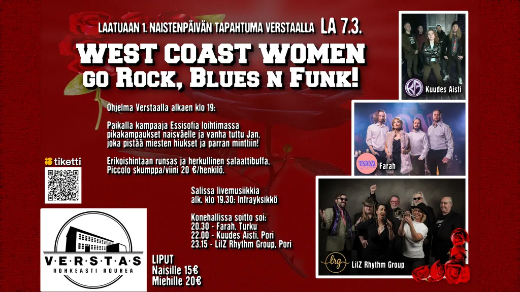 West Coast Women go Rock, Blues n Funk!