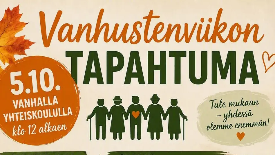 Vanhustenviikon hernekeitto ja luento tapahtuma