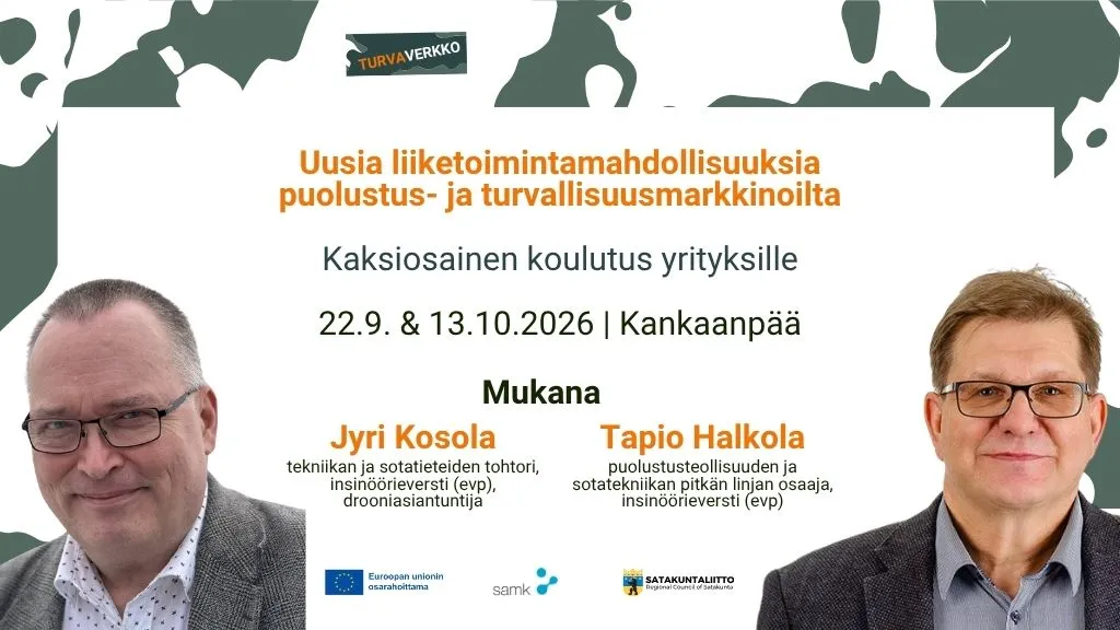 Uusia liiketoimintamahdollisuuksia puolustus- ja turvallisuusmarkkinoilta