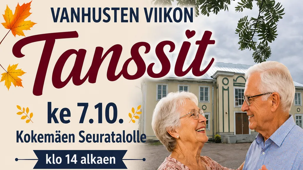 Vanhustenviikon tanssit Kokemäen Seuratalolla
