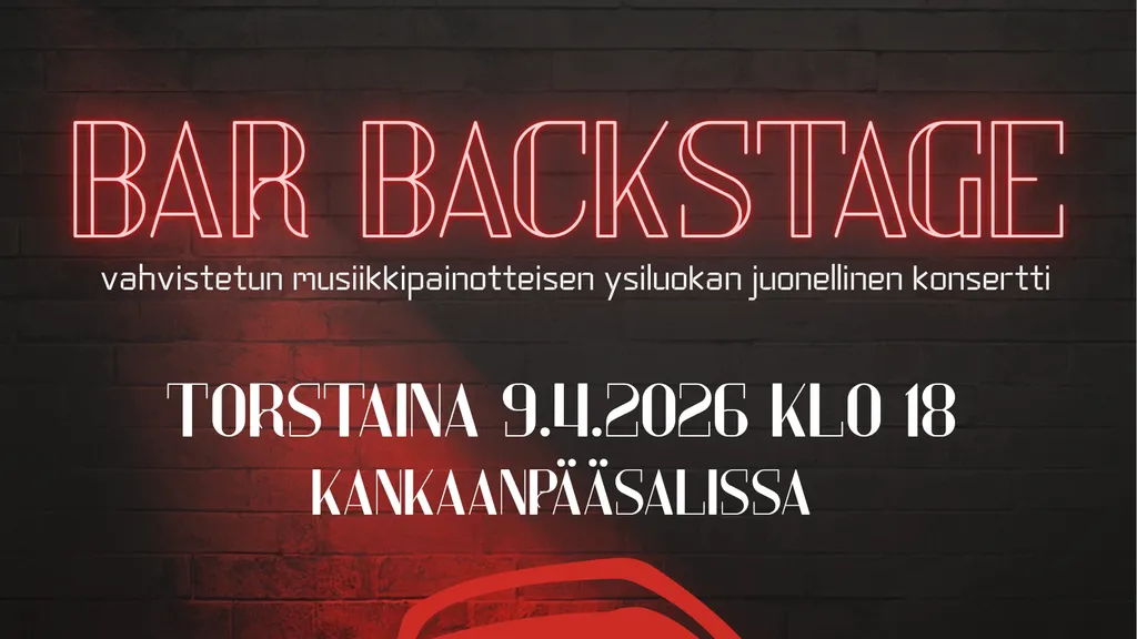 Bar Backstage - musiikkipainotteisen ysiluokan juonellinen konsertti
