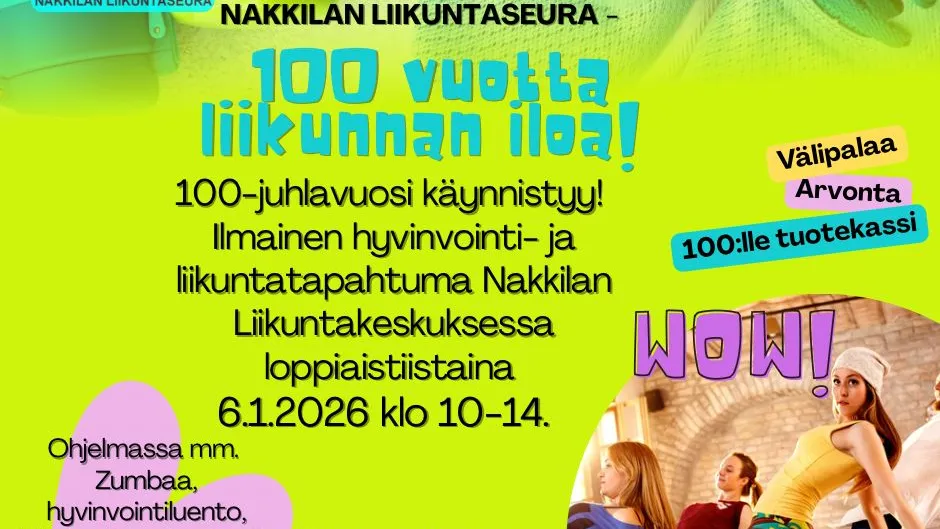 100 vuotta liikunnan iloa