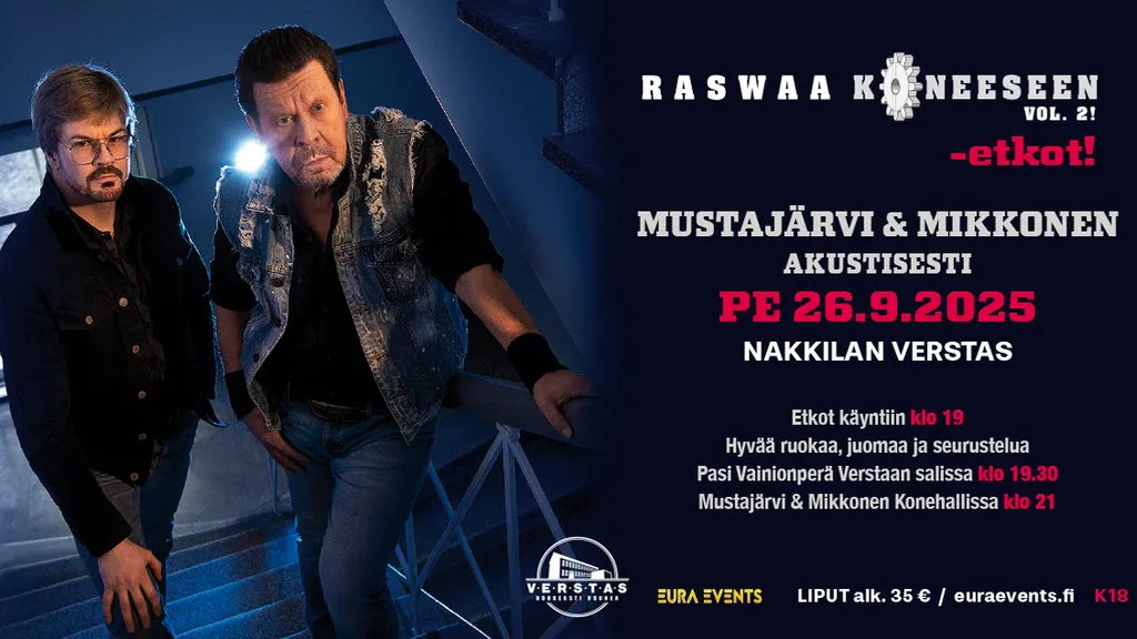 Raswaa koneeseen vol.2! -etkot! Nakkilassa!