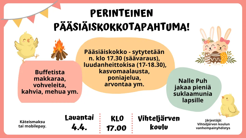 Pääsiäiskokkotapahtuma