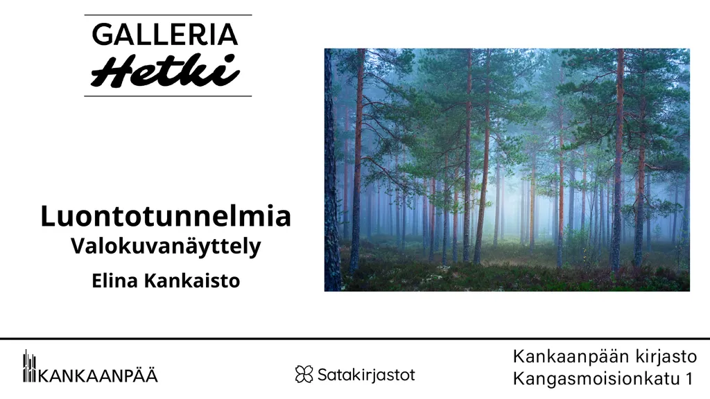 Luontotunnelmia-valokuvanäyttely