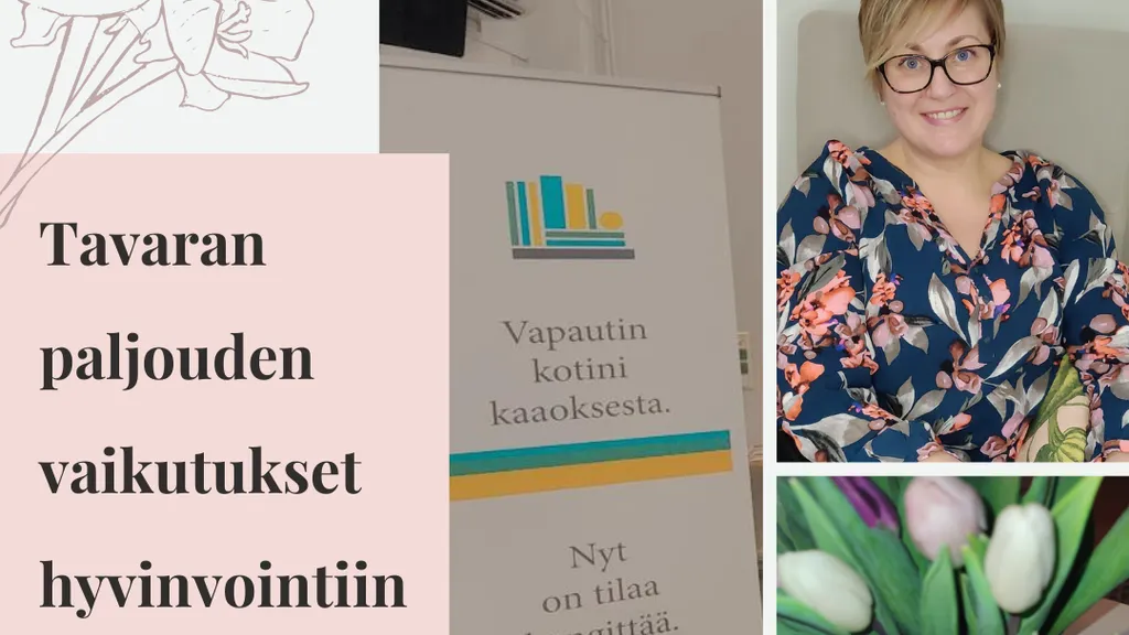 Tavarapaljouden vaikutukset hyvinvointiin ja arkeen -luento Kokemäen kirjastossa