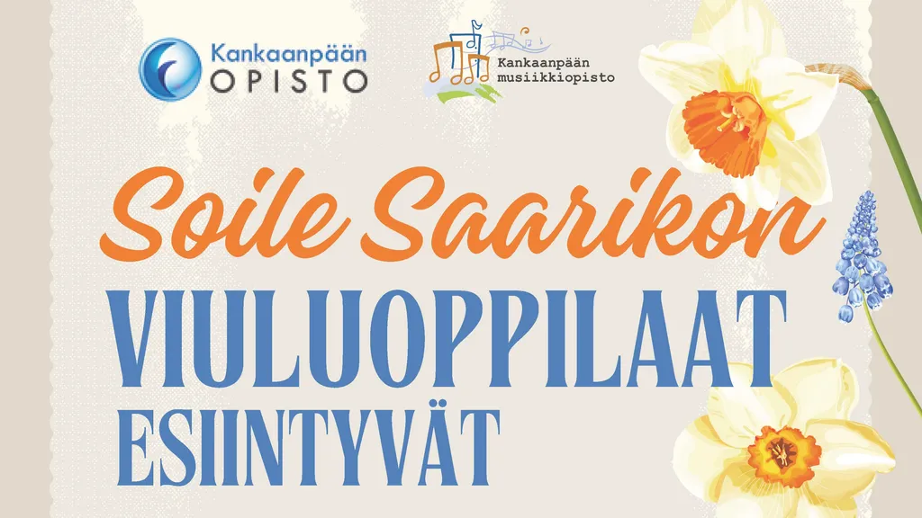 Soile Saarikon viuluoppilaat esiintyvät